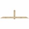 Ekena Millwork Eugene Rough Sawn Timber Gable Bracket, Douglas Fir, 108"W x 31 1/2"H x 4"D x 6"F, 7/12 Pitch GBW108X31X0406EUG00RDF - alternate 1